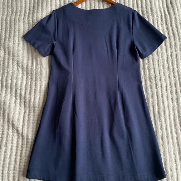 Brass Navy A-Line Dress - Picture 3 of 3